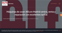 Desktop Screenshot of maquina-coser-madrid.com